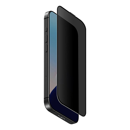 Uniq Glass Screen Protector Optix Privacy for iPhone 16 Pro Max, Black Uniq Glass Screen Protector Optix Privacy for iPhone 16 Pro Max, Black