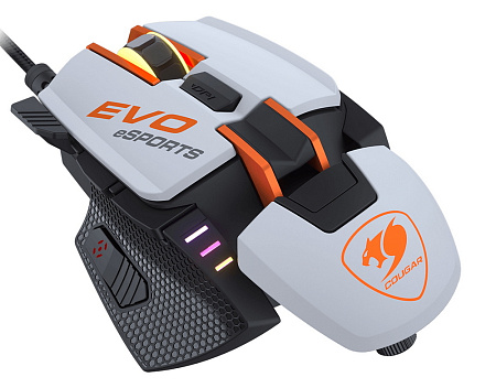 Gaming Mouse Cougar 700M EVO eSPORTS, Optical, up to 16000 dpi, 8 buttons, Adj. Weight & Shape, USB