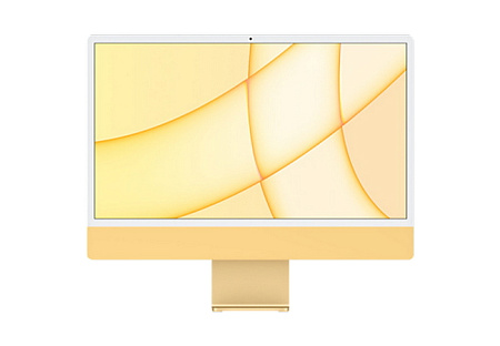 Моноблок Apple iMac A2438, M1 with 8-core CPU and 8-core GPU, 16ГБ/512Гб, macOS Big Sur, Жёлтый