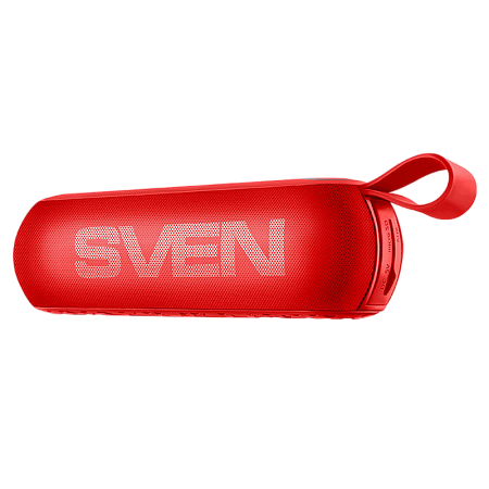 Speakers SVEN "PS- 75" Red, Bluetooth, FM, USB, microSD, 6w, Li-ion 1200mAh, Mic, DC 5 V