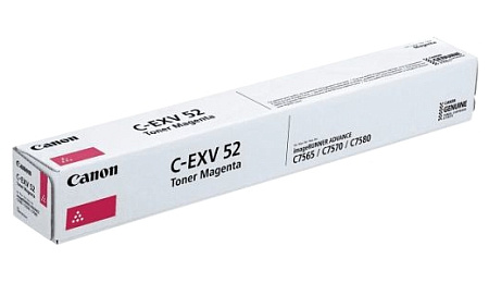 Toner Canon C-EXV52 Magenta (xxxg/appr. 66 500 pages 5%) for iR ADV C75xxi, DX C77xxi Toner Canon C-EXV52 Magenta (xxxg/appr. 66 500 pages 5%) for iR ADV C75xxi, DX C77xxi