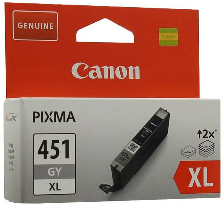 Ink Cartridge Canon CLI-451 XLGY, Grey Ink Cartridge Canon CLI-451 XLGY, Grey