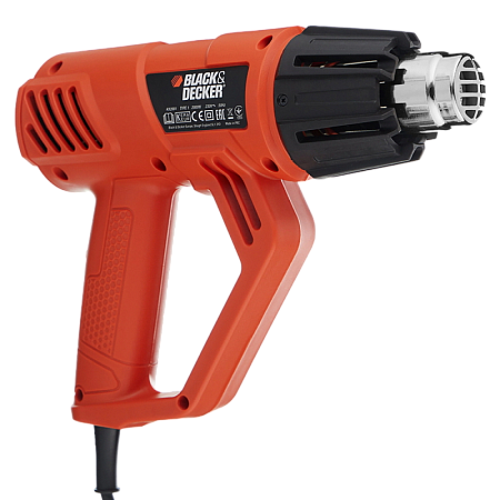 Heat Gun Black+Decker (KX2001K-QS) 2000W Kitbox, 500-600°C, 200 -500 l/min Heat Gun Black+Decker (KX2001K-QS) 2000W Kitbox, 500-600°C, 200 -500 l/min