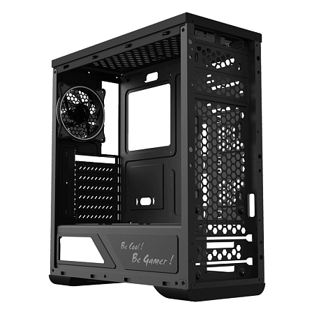 Case ATX GAMEMAX Shine, w/o PSU, 0.5mm, 1x120mm ARGB. ARGB Strip, ARGB Hub, Tempered Glass, Dust Fil