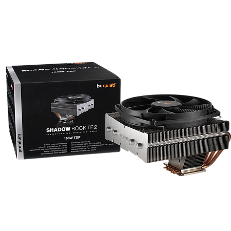 AC be quiet! "Shadow Rock LP" (14,8-25,5dBA, 1500RPM, 120mm, PWM, 130W, 4x6mm, 390g.)