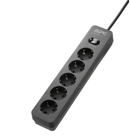 APC PME5B-RS Essential SurgeArrest 5 Outlet Black 230V Russia
