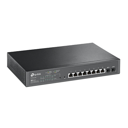 .8-port Gigabit  Smart PoE Switch, TP-LINK "SG2210MP", with 2 SFP Slots , steel case, 150W Budget