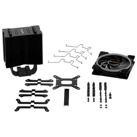 AC be quiet! "Pure Rock 2 FX" (19.1-26,8dBA, 1500RPM, 42.60 CFM, 120mm, ARGB, PWM, 150W, 4x6mm, 685g