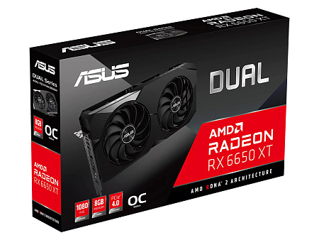 VGA Asus Radeon RX 6650 XT 8GB GDDR6 Dual OC  (DUAL-RX6650XT-O8G)