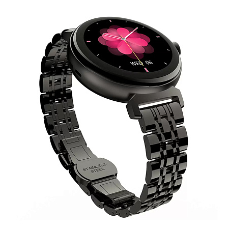 HiFuture Smart Watch Aura, Amoled, BT Calling, Black