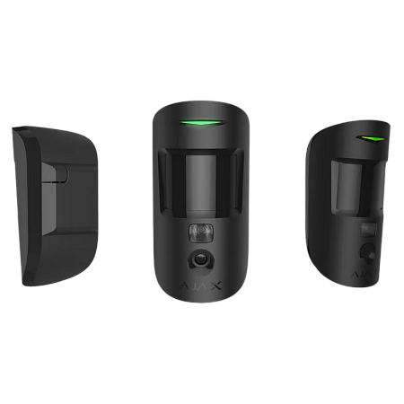 Ajax Wireless Security Motion Detector with Photo "MotionCam", Black