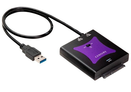 3.5" / 2.5"  to USB3.1 Gen2  Adapter for SATA HDD/SSD, Century "CRASU31", PSU