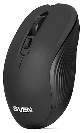 Wireless Mouse SVEN RX-560SW, 800-1600 dpi, 6 buttons, Ergonomic, Silent, Soft-touch, 60g., 1xAA, 2.