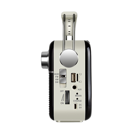 Speakers SVEN Tuner "SRP-500" Black 3W, Bluetooth, FM/AM/SW, USB, microSD, AUX, battery