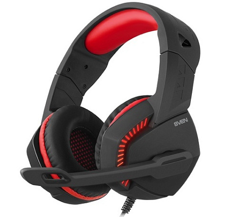 Gaming Headset SVEN AP-U989MV, 50mm drivers, 20-20kHz, 32 Ohm, 108dB, 520g, In-Line Controls, v7.1, 