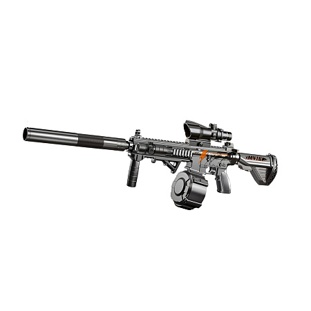 Electric Gel Water Gun Toy Blaster with Colored Light Model M416, Black LYM020B-1 Electric Gel Water Gun Toy Blaster with Colored Light Model M416, Black LYM020B-1