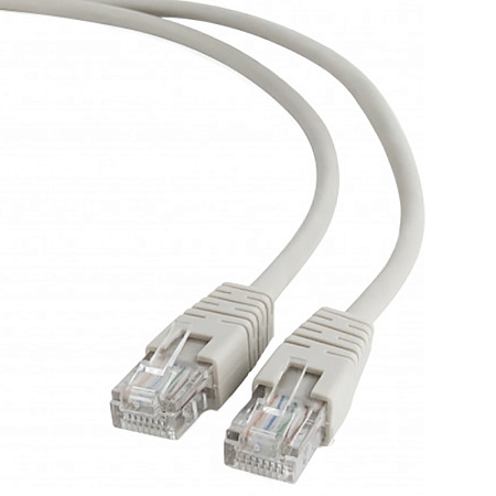 Patch Cord Cat.6U  0.5m, Grey, PP6U-0.5M, Cablexpert, Stranded Unshielded