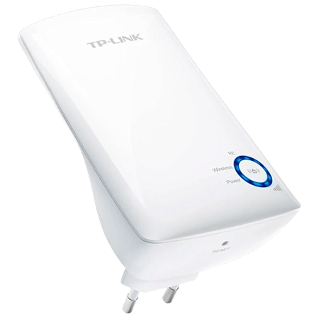 Wi-Fi N Range Extender TP-LINK "TL-WA854RE", 300Mbps, Integrated Power Plug