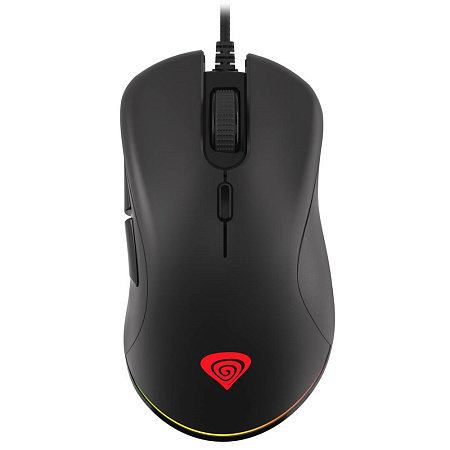 Genesis Mouse Krypton 200, 6400 DPI, RGB Illuminated, Silent, With Software, Black