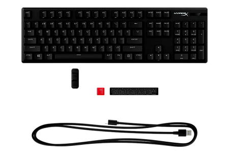 Клавиатура HyperX Alloy Origins PBT, Проводное, Чёрный