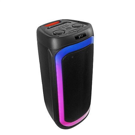 Eden Party Speaker ED-839 80W with 2 Wireless Microphones, H=72cm, Black Eden Party Speaker ED-839 80W with 2 Wireless Microphones, H=72cm, Black
