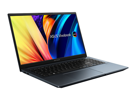 Ноутбук 15,6" ASUS Vivobook Pro 15 OLED M6500QC, Quiet Blue, AMD Ryzen 5 5600H, 16Гб/512Гб, Без ОС
