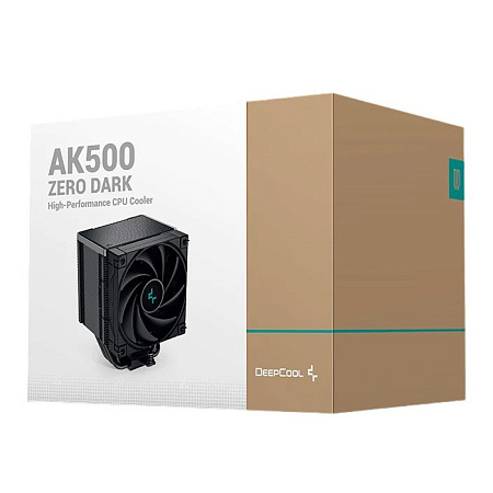 AC Deepcool "AK500 ZERO DARK" (≤31.5dB, 500-1850RPM, 68.99 CFM, 120mm, 240W, 5x6mm, 1040g.) AC Deepcool "AK500 ZERO DARK" (≤31.5dB, 500-1850RPM, 68.99 CFM, 120mm, 240W, 5x6mm, 1040g.)