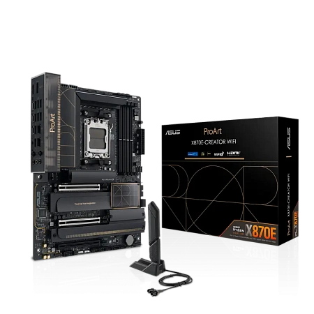 Материнская плата ASUS PROART X870E-CREATOR WIFI, AM5, AMD X870E, ATX Материнская плата ASUS PROART X870E-CREATOR WIFI, AM5, AMD X870E, ATX
