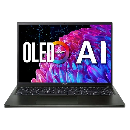 Ноутбук 16" Acer Swift Edge 16 OLED SFE16-44, Olivine Black, AMD Ryzen 7 8840U, 16Гб/1024Гб, Windows 11 Home