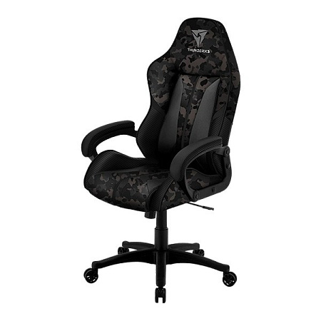 Gaming Chair ThunderX3 BC1 CAMO  Black/Grey, User max load up to 150kg / height 165-180cm