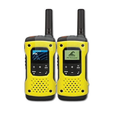 Motorola Walkie-Talkie TalkAbout T92 H2O, Twin, IP67, 16 Channels, 10km, Yellow/Black (2023 edition) Motorola Walkie-Talkie TalkAbout T92 H2O, Twin, IP67, 16 Channels, 10km, Yellow/Black (2023 edition)