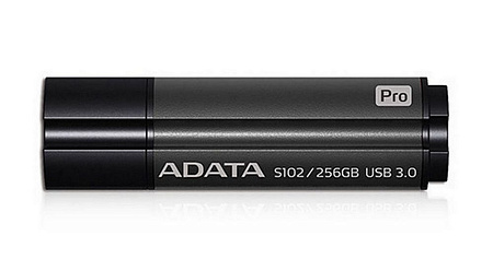 USB Flash накопитель ADATA S102 Pro, 256Гб, Серый