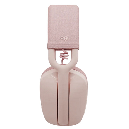 Wireless Headset Logitech Zone Vibe 100, 40mm driver, 20-20kHz, 118db, Dual mic, Bluetooth, Rose