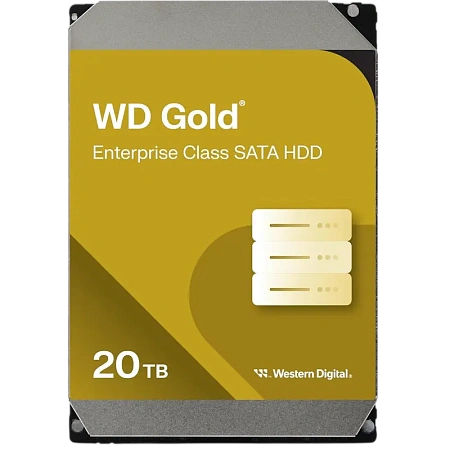 Жесткий диск Western Digital WD Gold, 3.5", 20 TB <WD203KRYZ> Жесткий диск Western Digital WD Gold, 3.5", 20 TB <WD203KRYZ>