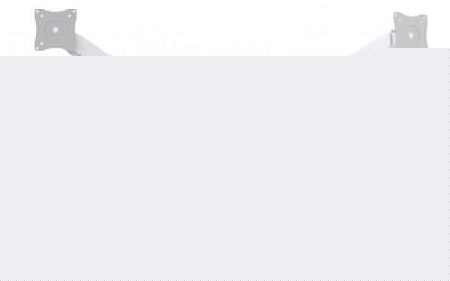 Table/desk stand for 2 monitors Reflecta FLEXO DeskPro 27-1010D 12"-27", 75x75,100x100, Max.9kg