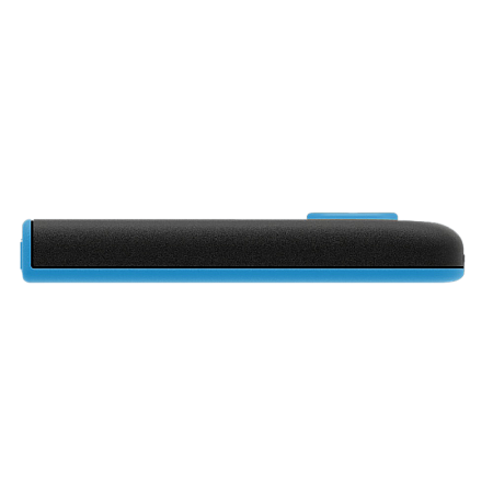 128GB  USB3.1 Flash Drive ADATA "UV128", Black-Blue, Plastic, Slider (R/W:90/40MB/s)