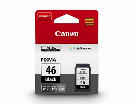 Ink Cartridge Canon PG-46, 15ml black for PIXMA E404,464,484 & iP1600,2200 & MP150,170,450