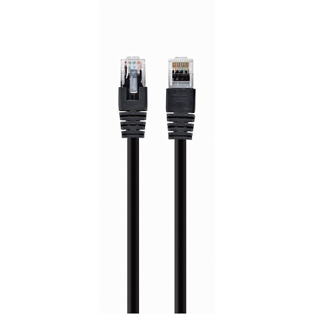 Patch Cord Cat.6U  5m, Black, PP6U-5M/BK, Cablexpert, Stranded Unshielded 