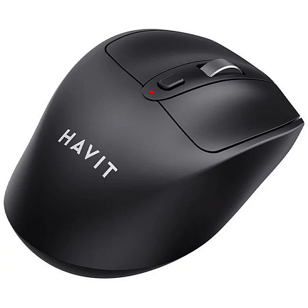 Wireless Mouse Havit MS61WB, 1200-3200dpi, 6 buttons, Ergonomic, 1xAA, 2.4Ghz, Black