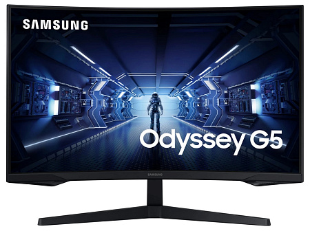 32" SAMSUNG Odyssey G5 "C32G55TQW", Black (Curved-VA 2560x1440, FreeSync 144Hz, 1ms, 250cd, DP+HDMI) 32" SAMSUNG Odyssey G5 "C32G55TQW", Black (Curved-VA 2560x1440, FreeSync 144Hz, 1ms, 250cd, DP+HDMI)