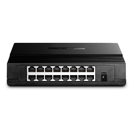 16-port 10/100Mbps Desktop Switch  TP-LINK " TL-SF1016D", Plastic Case