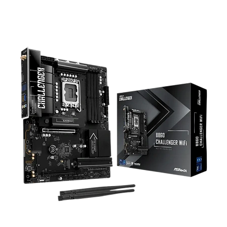 Материнская плата ASRock B860 CHALLENGER WIFI, LGA1851, AMD B860, ATX,процессоры ,оперативная память, ssd, M2, hdd, кейсы