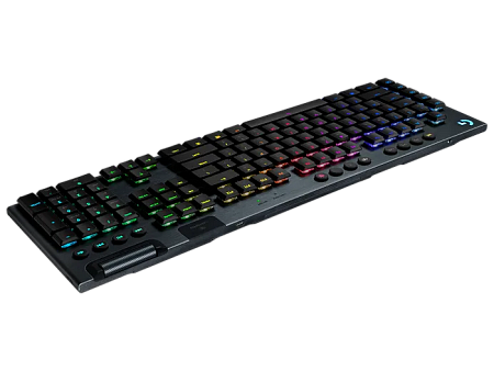 Gaming Wireless Keyboard Logitech G915, Mechanical, Ultra thin, GL Tactile, Aluminum, Media сontrols Gaming Wireless Keyboard Logitech G915, Mechanical, Ultra thin, GL Tactile, Aluminum, Media сontrols