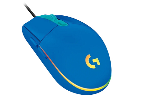 Gaming Mouse Logitech G203 Lightsync, 200-8000 dpi, 6 buttons, 85g, 1000Hz, Ambidextrous, Onboard me