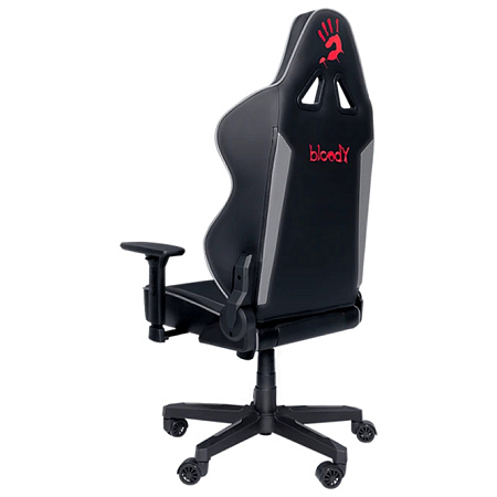 Gaming Chair Bloody GC-330, Maximum load 150 kg, 3D Armrest, Headrest & Lumbar cushion, Black/Grey