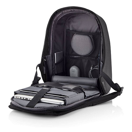 Рюкзак для ноутбука Bobby Hero Small, 13.3", Искусственная кожа, Чёрный