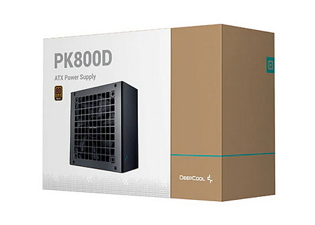 Power Supply ATX 800W Deepcool PK800D, 80+ Bronze, 120mm, Active PFC, DC/DC, Flat cable design