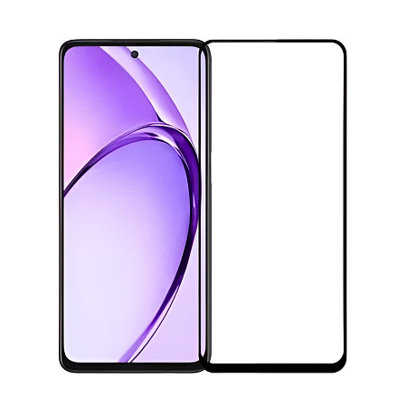Helmet Diamond Glass 5D Oppo A80 5G, Black