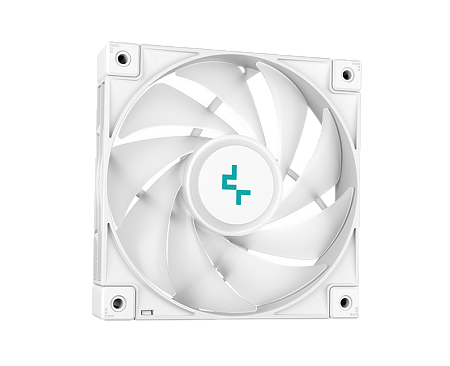 AIO Liquid Cooling Deepcool "LS520 White" (<32.9dBA, 85.85CFM, 2x120mm, ARGB LED, 1305g.)
