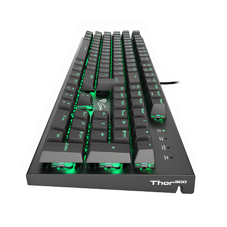 Genesis Mechanical Keyboard Thor 300, US Layout, Green Backlight, Blue Outemu Switch Genesis Mechanical Keyboard Thor 300, US Layout, Green Backlight, Blue Outemu Switch